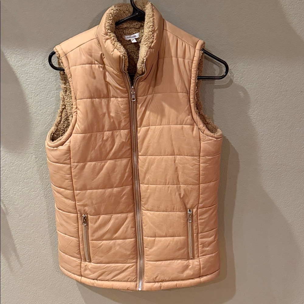 Maurices Light Brown Quilted Women's Vest